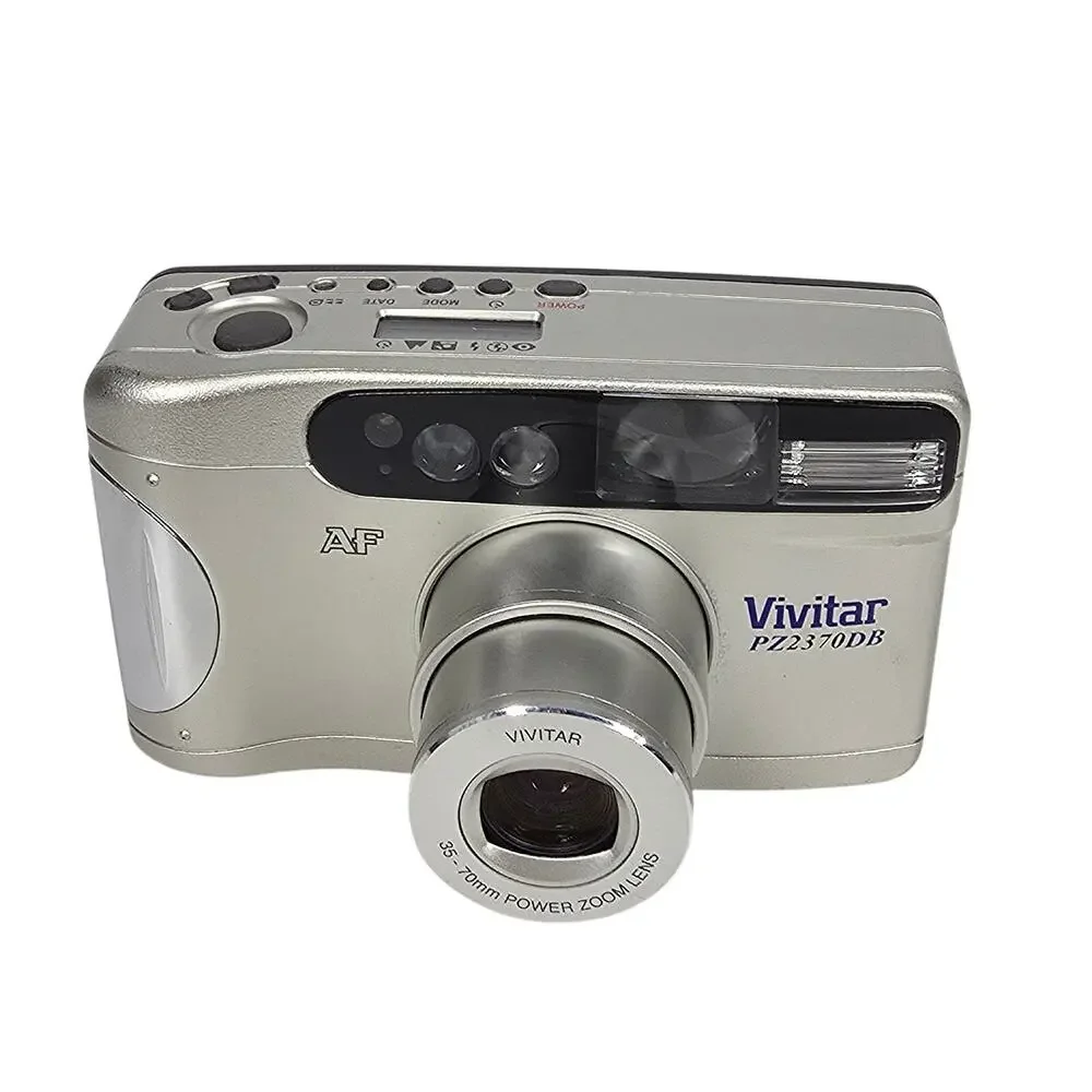 VIVITAR PZ3170DB 35MM VINTAGE POWER ZOOM POINT‑AND‑SHOOT CAMERA – TESTED WORKING